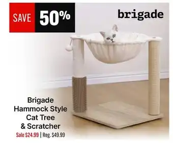 Ren’s Pets Depot Brigade Hammock Style Cat Tree & Scratcher offer