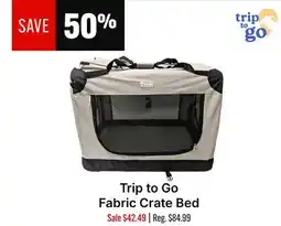 Ren’s Pets Depot Trip to Go Fabric Crate Bed offer