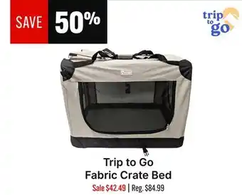 Ren’s Pets Depot Trip to Go Fabric Crate Bed offer