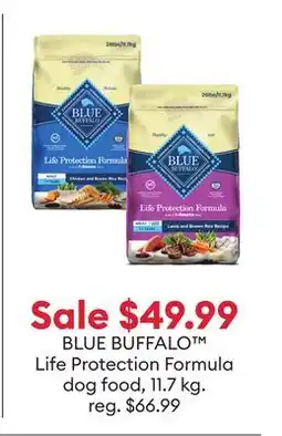 Petsmart BLUE BUFFALO Life Protection Formula dog food, 11.7 kg offer
