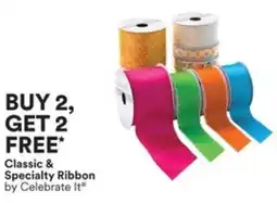 Michaels Classic & Specialty Ribbon offer
