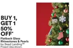 Michaels Flatback Glass Rhinestones & Pearls offer