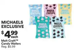 Michaels Melt Craft Candy Wafers offer