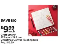 Michaels Craft Smart Christmas canvas paintings kits offer
