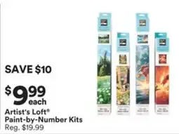 Michaels Artist's Loft Paint-by-Number Kits offer