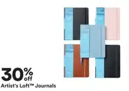 Michaels Artist's Loft Journals offer