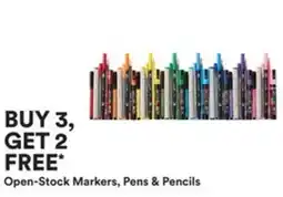Michaels Open-Stock Markers, Pens & Pencils offer