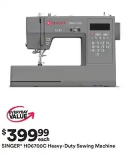 Michaels SINGER HD6700C Heavy-Duty Sewing Machine offer
