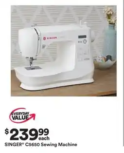 Michaels SINGER C5650 Sewing Machine offer