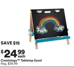 Michaels Creatology Tabletop Easel offer