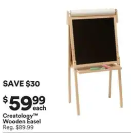 Michaels Creatology Wooden Easel offer