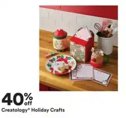 Michaels Creatology Holiday Crafts offer