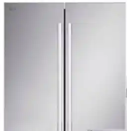 The Brick LG 25 cu. ft. French 3-Door Standard-Depth Refrigerator with Single Ice Maker offer