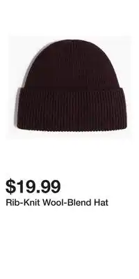 H&M Rib-Knit Wool-Blend Hat offer