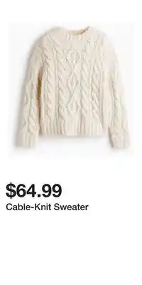 H&M Cable-Knit Sweater offer
