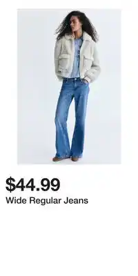 H&M Wide Regular Jeans offer