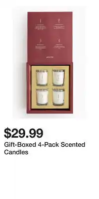 H&M Gift-Boxed 4-Pack Scented Candles offer