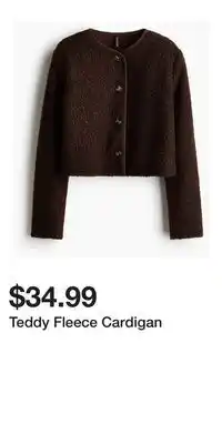 H&M Teddy Fleece Cardigan offer