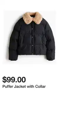 H&M Puffer Jacket with Collar offer