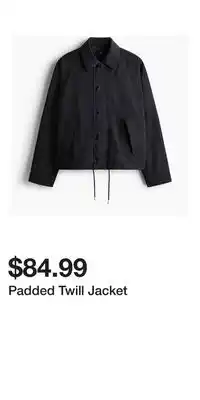 H&M Padded Twill Jacket offer