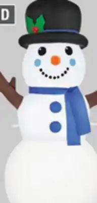 Home Depot Snowman with Top Hat offer