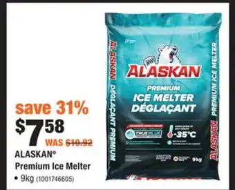 Home Depot ALASKAN Premium Ice Melter offer