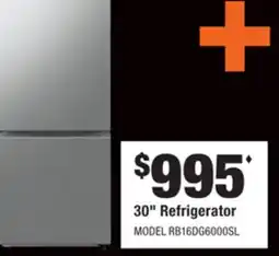 Home Depot 30 Refrigerator offer