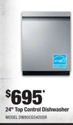 Home Depot SAMSUNG 24 Top Control Dishwasher offer