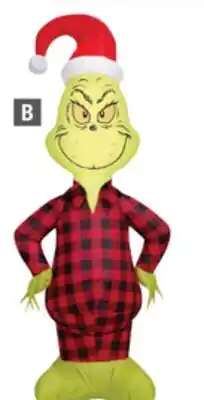 Home Depot 3.5 Inflatable Grinch offer