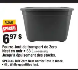 Home Depot Nest Carrier Tote in Black offer