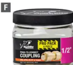Home Depot 4-Piece Sharkbite 1/2 Pro Pack - Coupling offer