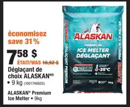 Home Depot ALASKAN Premium Ice Melter • 9kg offer