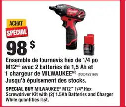Home Depot MILWAUKEE Hex Screwdriver Kit 1000492168 offer