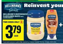 Food Basics Hellmann's Mayonnaise or Flavoured Mayo offer