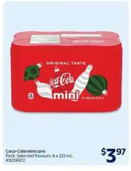 Walmart Coca-Cola Mini Cans offer