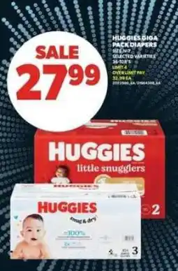 Real Canadian Superstore Huggies Giga Pack Diapers offer