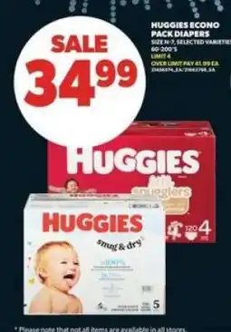 Real Canadian Superstore Huggies Econo Pack Diapers offer