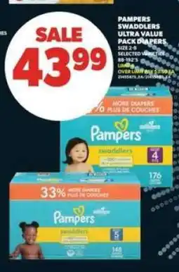 Real Canadian Superstore Pampers Swaddlers Ultra Value Pack Diapers offer