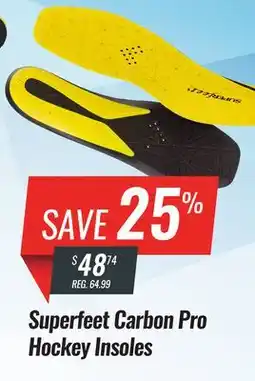 Hockey Life SUPERFEET CARBON PRO HOCKEY INSOLES offer