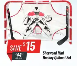 Hockey Life SHERWOOD MINI HOCKEY QUIKNET SET offer