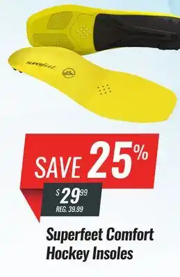 Hockey Life SUPERFEET COMFORT HOCKEY INSOLES offer