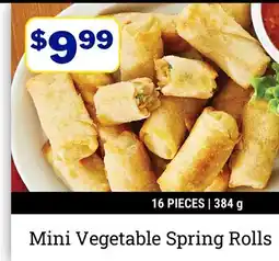 M & M Food Market Mini Vegetable Spring Rolls offer