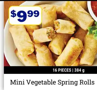M & M Food Market Mini Vegetable Spring Rolls offer