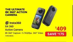 Visions Electronics insta360 X4 360 Action Camera offer