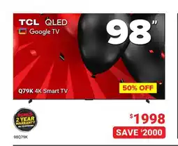 Visions Electronics TCL Q79K 4K Smart TV offer