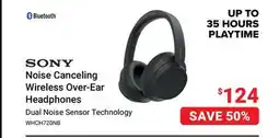 Visions Electronics Sony Noise Canceling Wireless Over-Ear Headphones offer