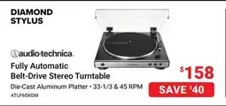 Visions Electronics Audio-technica Fully Automatic Belt-Drive Stereo Turntable offer