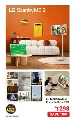 Visions Electronics LG StandByME 2 Portable Smart TV offer