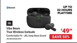 Visions Electronics Jbl Vibe Beam True Wireless Earbuds offer