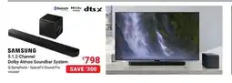 Visions Electronics Samsung 5.1.2-Channel Dolby Atmos Soundbar System offer